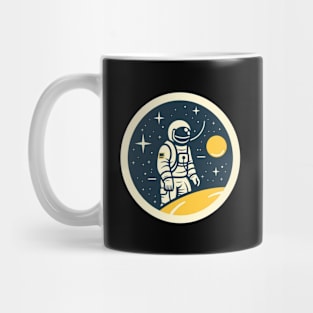 Minimal Astronaut, Science, Space Mug